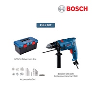 BOSCH GSB 600 GSB600 Professional Impact Drill With Fisherman Box Hand Drill Drilling Machine