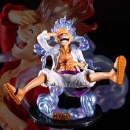 New 17cm Anime One Piece Figure Luffy Gear 5 Action Figure Sun God Luffy Nika PVC Collectible Statue