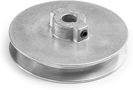 Terre Products - V-Groove/V-Belt Drive Pulley, 4" Outside Diameter, 1/2 Bore, Die Cast, Z3A Zinc All