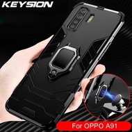 OPPO RENO 3 CASE OPPO A91 IRING CASE ROBOT ARMOR STANDING PHONE
