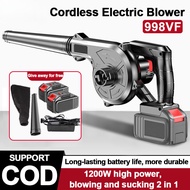 998VF 2-in-1 cordless portable blower Vacuum dan blower air blower angin elektrik Leave Blower