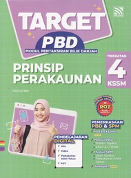 BUKU LATIHAN 2025 : TARGET PBD MODUL PENTAKSIRAN BILIK DARJAH PRINSIP PERAKAUNAN TINGKATAN 4 KSSM ( 