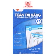 Sách - Toán Tài Năng 2A - Toán Lớp 2 ( 7 - 8 tuổi ) - Á Châu Books