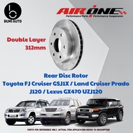 Toyota FJ Cruiser GSJ1X / Land Cruiser Prado J120 / Lexus GX470 UZJ120 - Rear (Belakang) Rotor Racin
