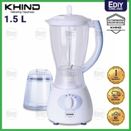 Khind Blender Mixer Jug With Dry Mill Fruit Mesin Pengisar Buah 搅拌机 bl1515 bl320t bl1012