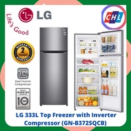 LG 2 Door Refrigerator  with Inverter Compressor (GN-B372SQCB) 333L - LG WARRANTY MALAYSIA