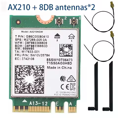 AX210 AX210NGW l Wireless Dual Band 210NGW ax210ngw 2.4gbps 5gbps 802.11ax WiFi 6E AX210