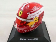 求： Charles Leclerc 2022 法拉利賽車頭盔模型ferrari f1 helmet model 1/5 spark f1-75
