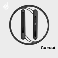 Yunmai Smart Fitness Jump Rope [ 3m Length Free-Adjust PU+Steel 360° Sensor Bluetooth 4.0 Timer Setting Up To 150 Days Battery Lifetime USB 2.0 Charging Safe Protection Smooth Bearing Low Noise Ergonomic Grip Lightweight Fitness Workout ]