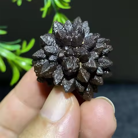 Crystal Natural Hematite Egypt Prophecy Stone Quartz Gemstones Geode Garden Minerals Specimen Wicca 