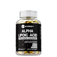 Alpha Lipoic Acid - ALA Supplement Antioxidant for Nerve Energy & Metabolism Support - With Benfotia