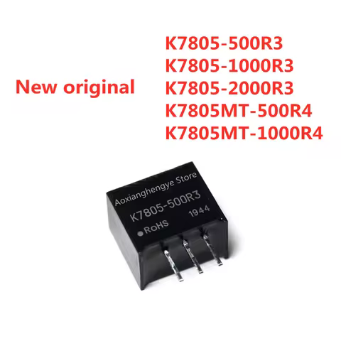 5PCS K7805-500R3 K7805-1000R3 K7805-2000R3 K7805MT-500R4 K7805MT-1000R4 SIP-3 DC-DC non-isolated vol