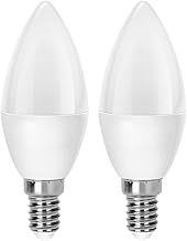 Pack of 2 LED C37 E14 7W Light up your room with efficiency and style. Save energy without sacrifici