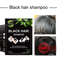 5PCS Black Shampoo Plant Hair Care Cover Hair Shampoo Bag N6J3