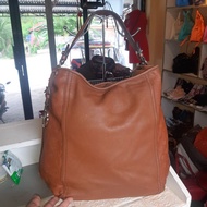 Original DAKS Pure Leather Hobo Bag