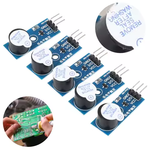 5PCS Active Buzzer Module Low Level Trigger 3.3V-5V Buzzer Alarm Beeper Module 3 Pin Buzzer Alarm Mo