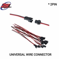 2 PIN PLUG MALE & FEMALE WIRE CONNECTOR CABLE / UNIVERSAL 2PIN WIRE CONNECTOR ( CBL-RB 2.54MM )