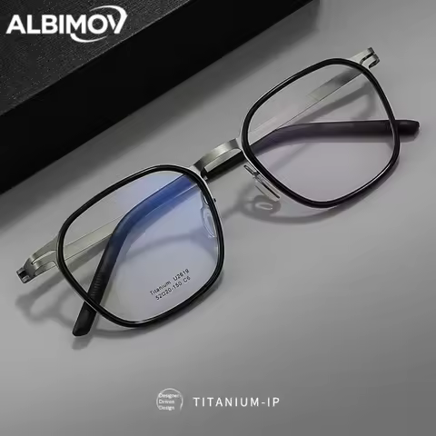 Lindberg Same Glasses Frame Ultra light pure titanium men eyeglass frame Progressive Multifocal Glas