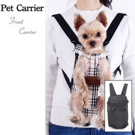 ⭐PET FRONTCARRIER⭐ Transparent Iron Bar Cat Dog Kitten Puppy Vet Carrier Outdoor Stroller Cage Outdoor Mini