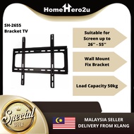 Universal Wall Mount Fix Bracket TV LED LCD PLASMA TV Braket 14 32 26 32 40 49 50 55 58 60 65 inci