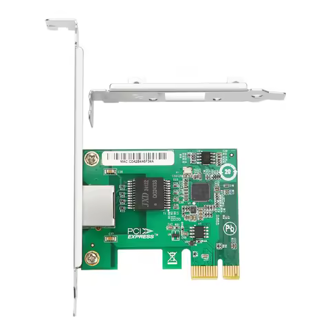PCIe x1 to 2.5GEthernet Network Adapter Card 10/100/1000/2500M Low latency Supports ESXi 8 with RJ45