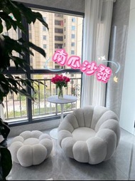 🌟懶人沙發#南瓜梳化沙發 可躺可睡沙發 單人沙發羊羔絨🌟