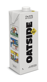 โอ๊ตไซด์บาริสต้าเบลนด์ เครื่องดื่มน้ำนมข้าวโอีต 1 ลิตร Oatside Barista Blend Oat Milk 1 Ltr. (02-7754)