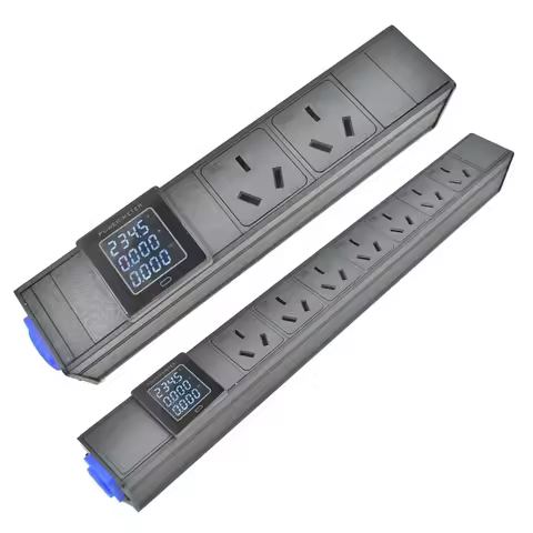 Schuko adapter 16A socket PDU power board power link output box 1-10AC with power connector inlet an