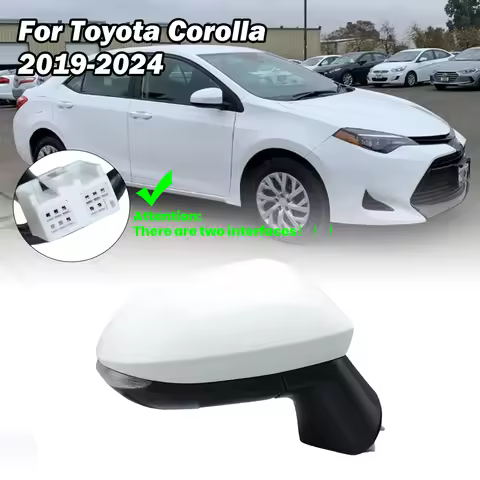 9 Pins Side Mirror Assembly For Toyota Corolla E21 E210 MK12 2019-2024 Euro Interface With Blind Spo