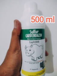 Desinfektan Cap Badak 1/2 liter (500ml) / Sulfur Carbendazim / Penghilang bau kandang