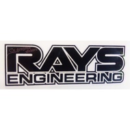 Rays Mags Wheel Hub Rim Printed vinyl sticker