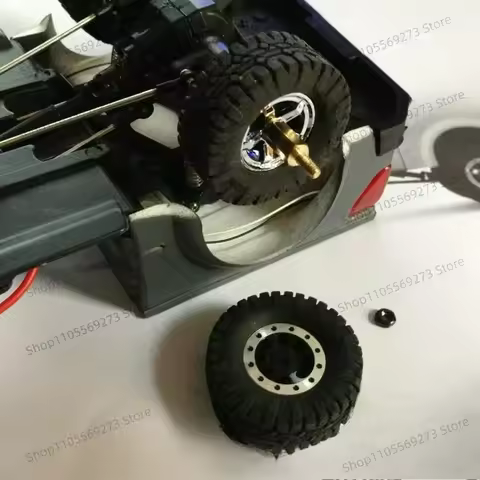 1:35 RC Crawler Metal Axle Wide Axle Bridge Wheels Modified Parts for Orlandoo Hunter