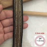 Tyk Chain Lace Clothes Cuffs Clothing Decoration Pants Seam Decoration Belt Side Collar Hemming Stri