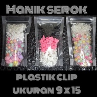 JM plastic clip scoop beads UK 9X15