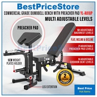 BPS Dumbbell Bench Commercial Grade Decline Barbell Weight Lifting Sit Up Bench Fitness A018P