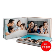 Photobook Imagewrap Premium Lay Flat (11" x 8.5") Landscape 20/24/28/40pg Photo Album
