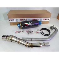 Exhaust Ar Austin racing for Y15ZR Fz150i Raider 150 fi carb Rs150 Lc135 Brixton 125/150 Gsx150 R15 