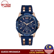 [🔥Original 2 Years warranty🔥] Guess Crystal Blue Dial Ladies Luxury Watches Jam Tangan Lelaki Wanita