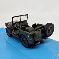 1:32 Diecast Jeep Willys Welly Citycruiser Military Diecast