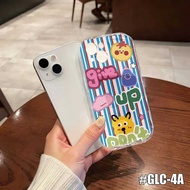 Softcase Silicone Melting Wavy Clear Bening Cartoon Bear Image For Samsung A07 Samsung A17 Samsung A