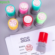 EPOCH Quality PASS Stamp, Self-Inking Time-saving QA QC Inspect Stamp, Pocket FQC Engraved IQC Quali