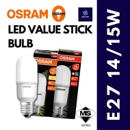 OSRAM LEDVANCE LED VALUE STICK BULB E27/E14 5W/7W/10W/12W/14W/15W [WARM WHITE/COOL WHITE/DAYLIGHT]