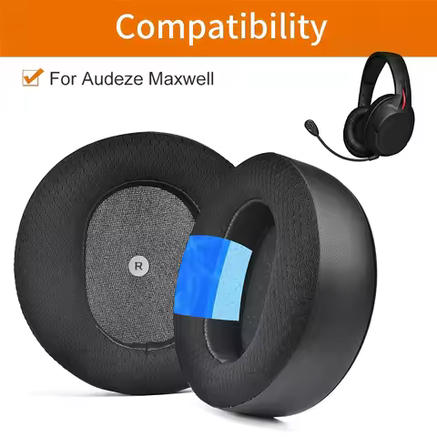 Soft Ear Pads Replacement for Audeze Maxwell Headphone Cooling Gel Ear Cushions Pads Soft Memory Foa