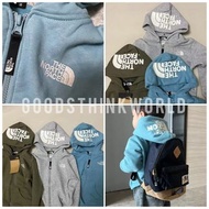 日本TNF the north face 大刺繡帽衫拉鍊外套 男童 女童 童裝 裙 衫褲 兒童 kids gril Apparel wear boy Fashion