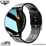 Lige 2023 สมาร์ทวอท์ชผู้หญิงบลูทูธโทรกีฬาแคลอรี่สุขภาพสภาพอากาศกันน้ำ smart watch women Android iOS 