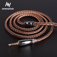Yinyoo 16 Core High Purity Copper Cable MMCX/2PIN/QDC TFZ FOR KZ ZS10 Pro AS10 AS16 ZSN PRO C12 TRN
