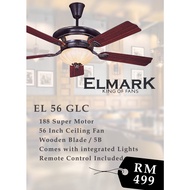 Elmark Ceiling Fan 56" EL56GLC | 遥控风扇