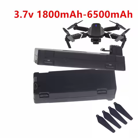 3.7v 5000mah 6500mah Battery Suitable For E88 E88PRO E525 E99 V10 A13 S11 S98 F185 F195 E100 RC Quad