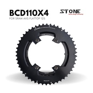 STONE BCD110X4 Double Chainring for Sram AXS Flattop 12 Speed