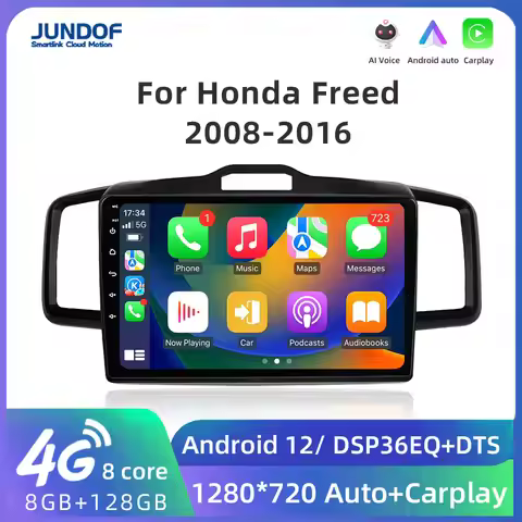 Jundof Android 12 Car Multimedia Radio Player For Honda Freed Spike 2008-2016 GPS Stereo DSP Carplay